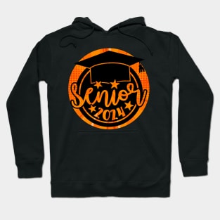 Senior Class of 2024 Orange/Black Graduation Hoodie